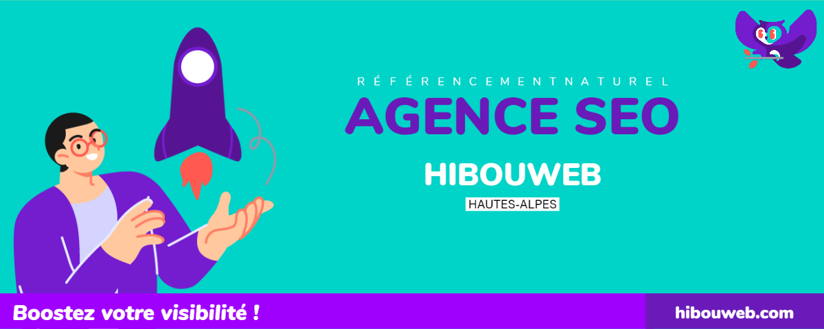 bannière Hibouweb créée avec Adobe Express